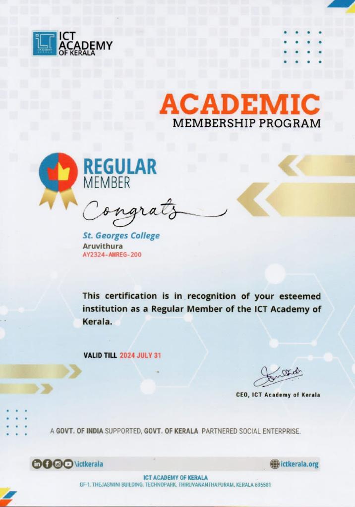 ICT Academy regular Member